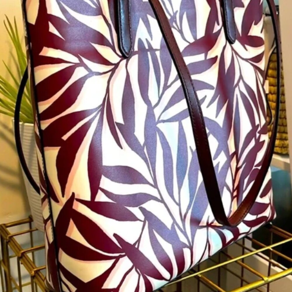 Kate Spade Jana Foliage Large Tote - LIKE NEW - Picture 6 of 11
